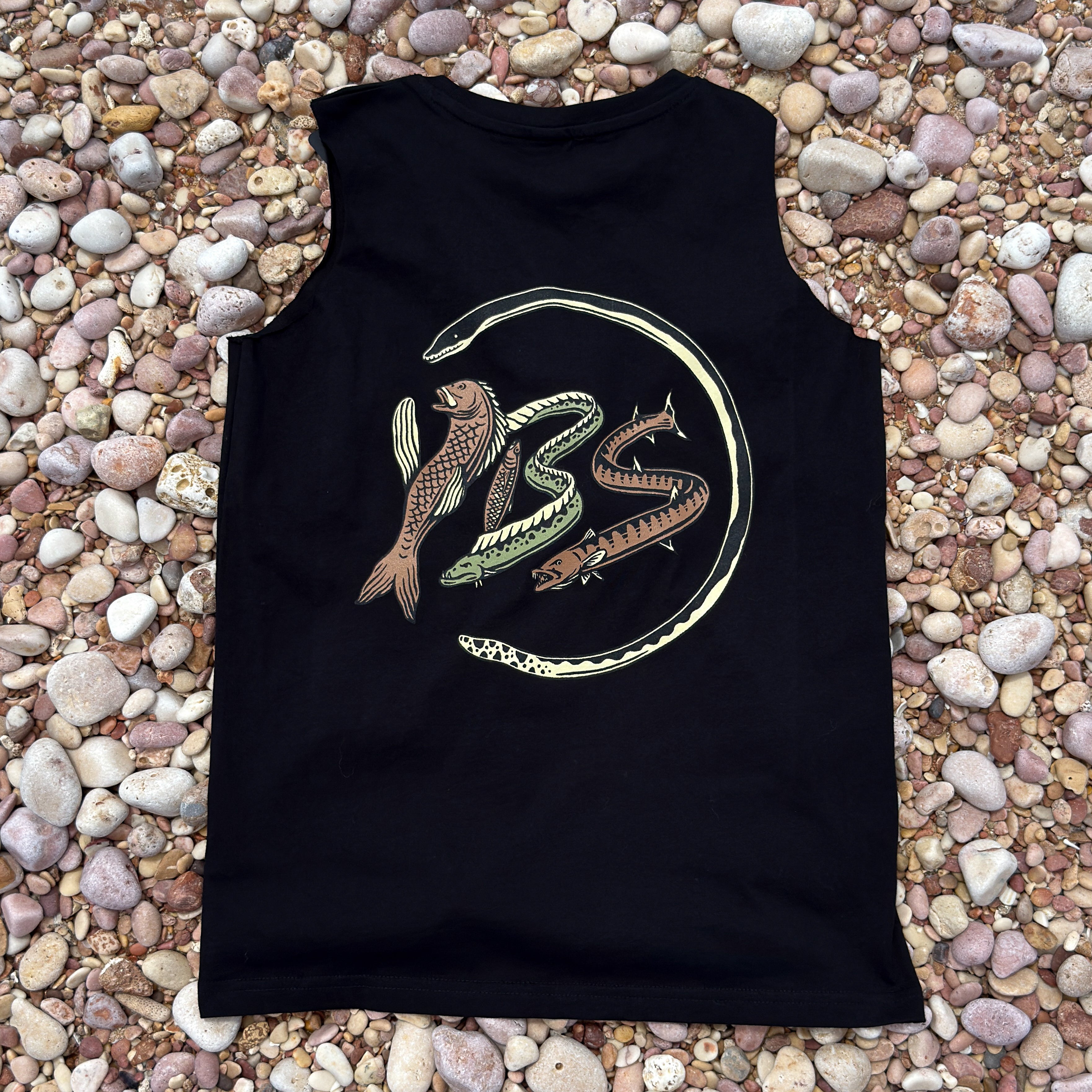 Groms YBS Fish Logo Tank Tee