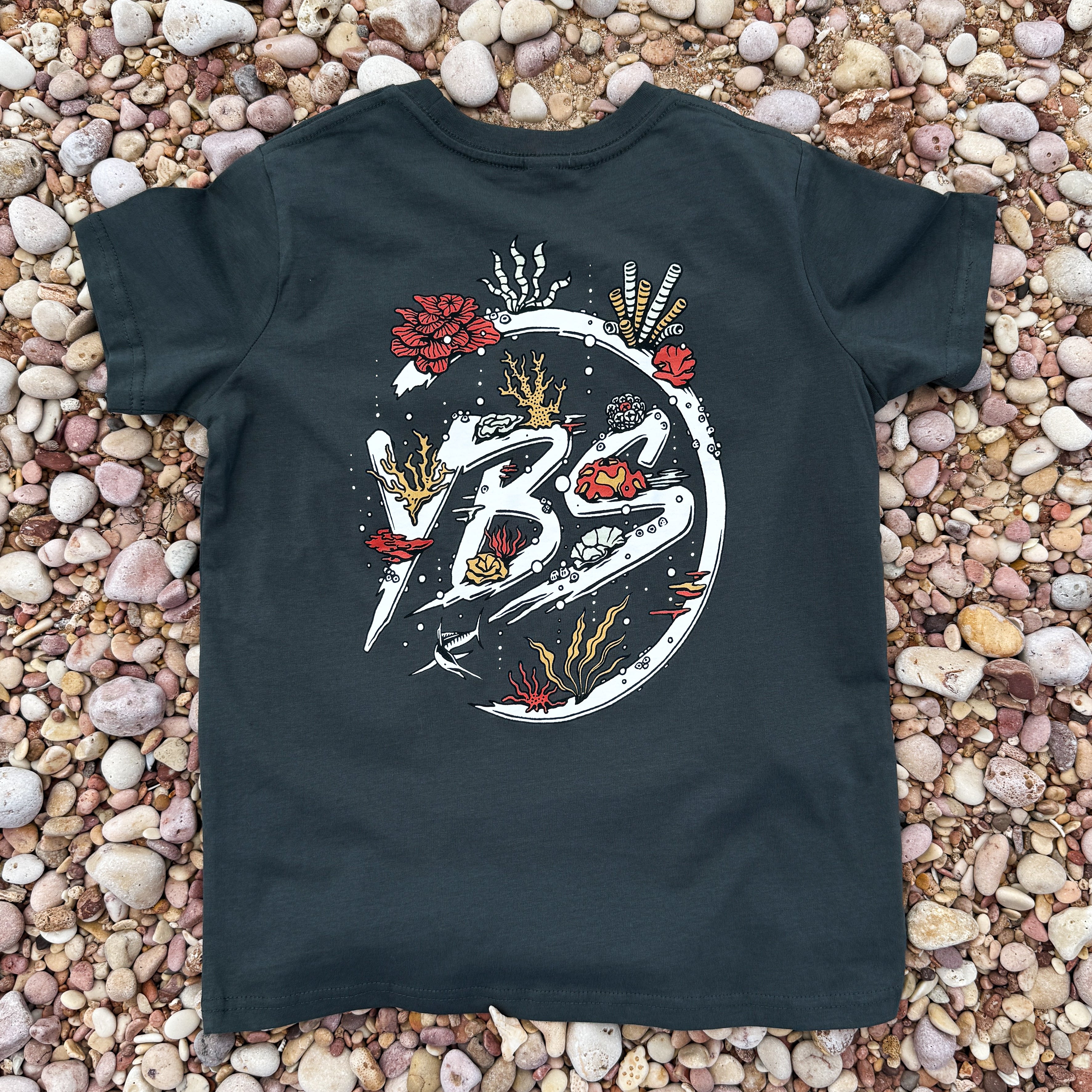 Groms YBS Logo Coral Tee