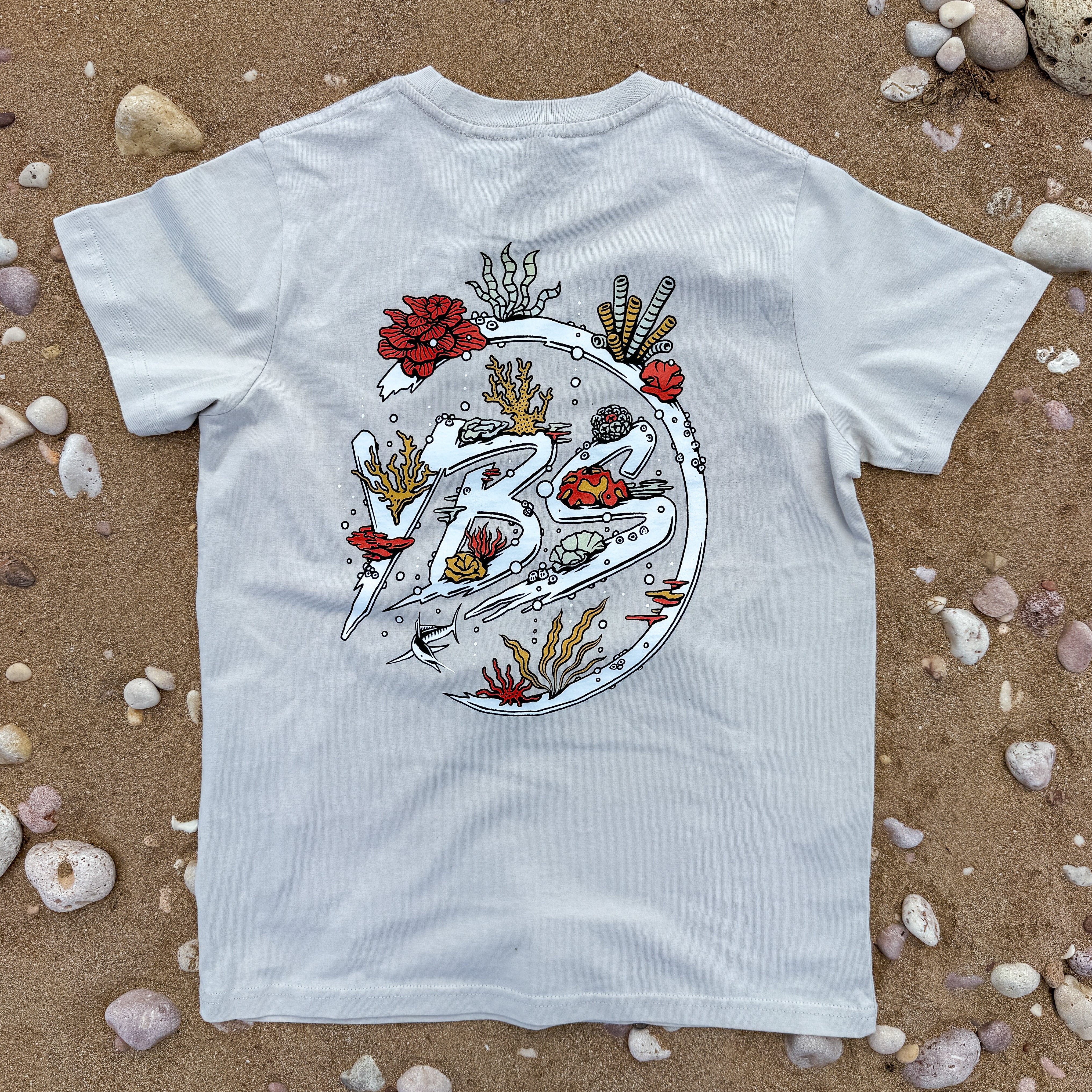Groms YBS Logo Coral Tee