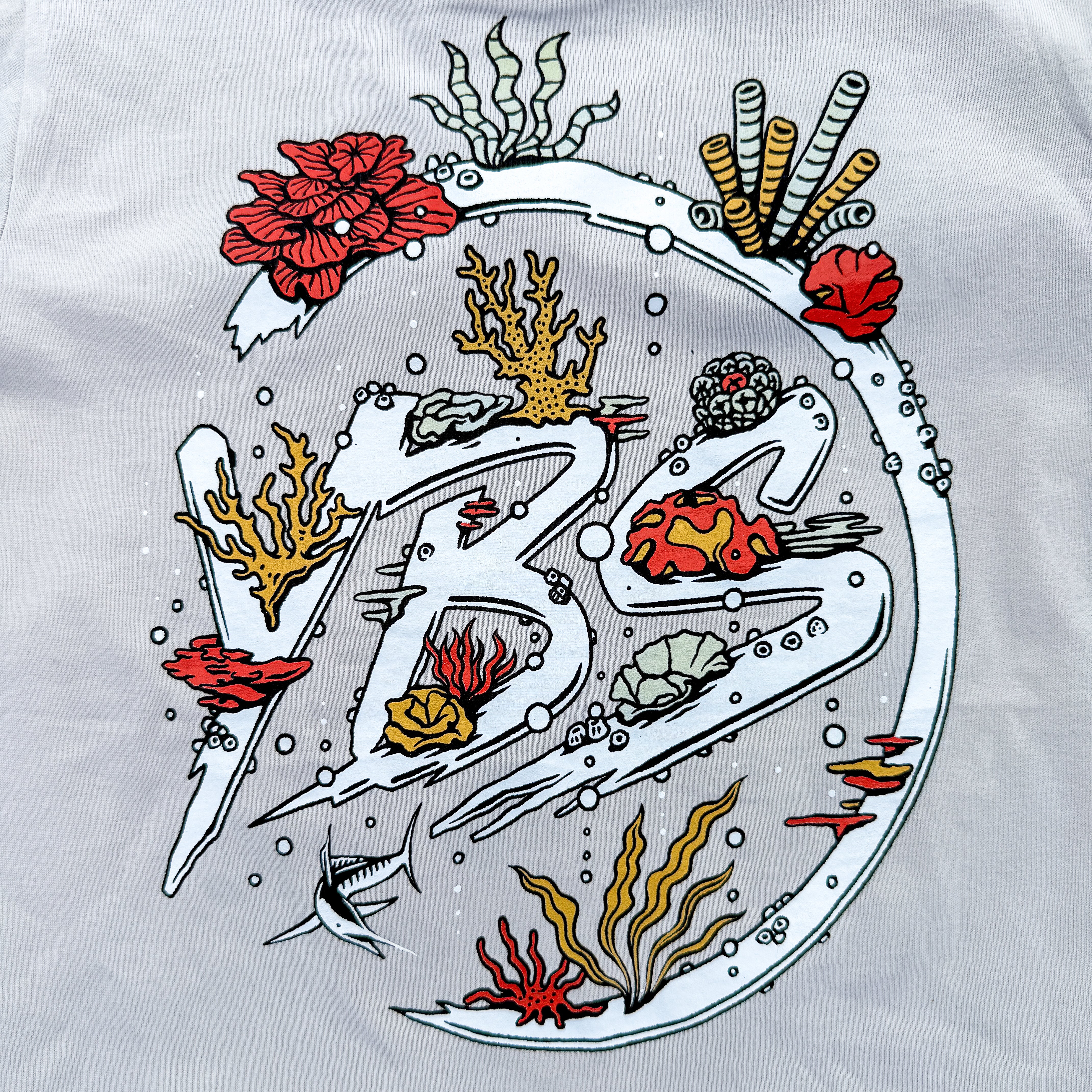 Groms YBS Logo Coral Tee