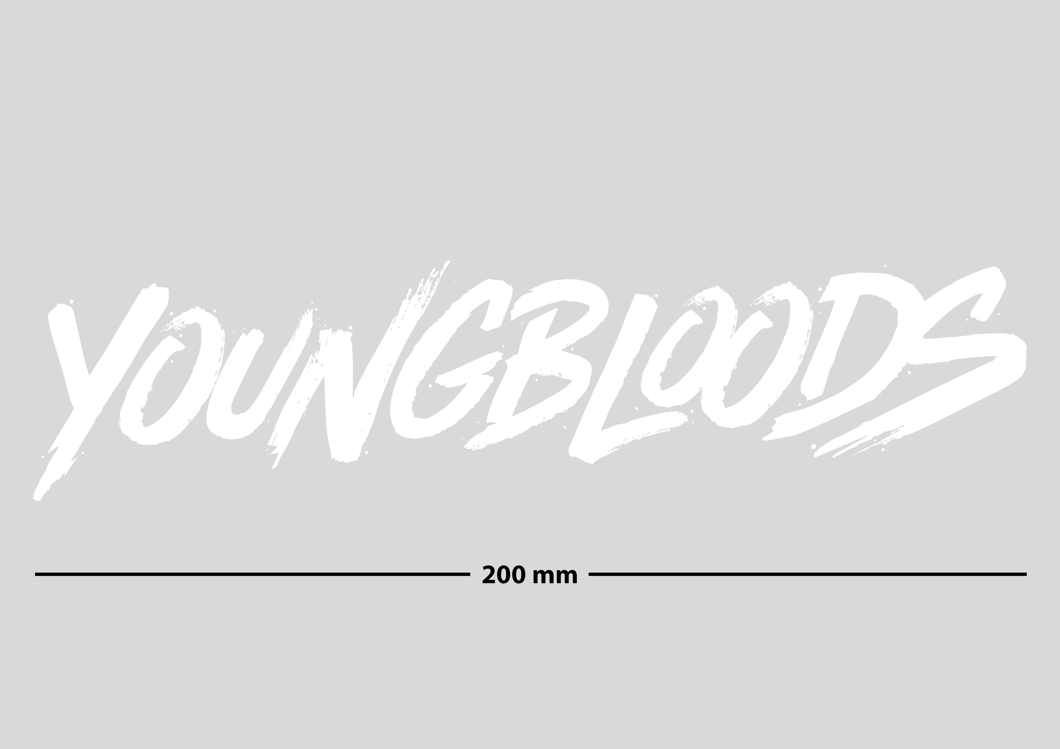 Youngbloods Vinyl Cut Sticker (Small)