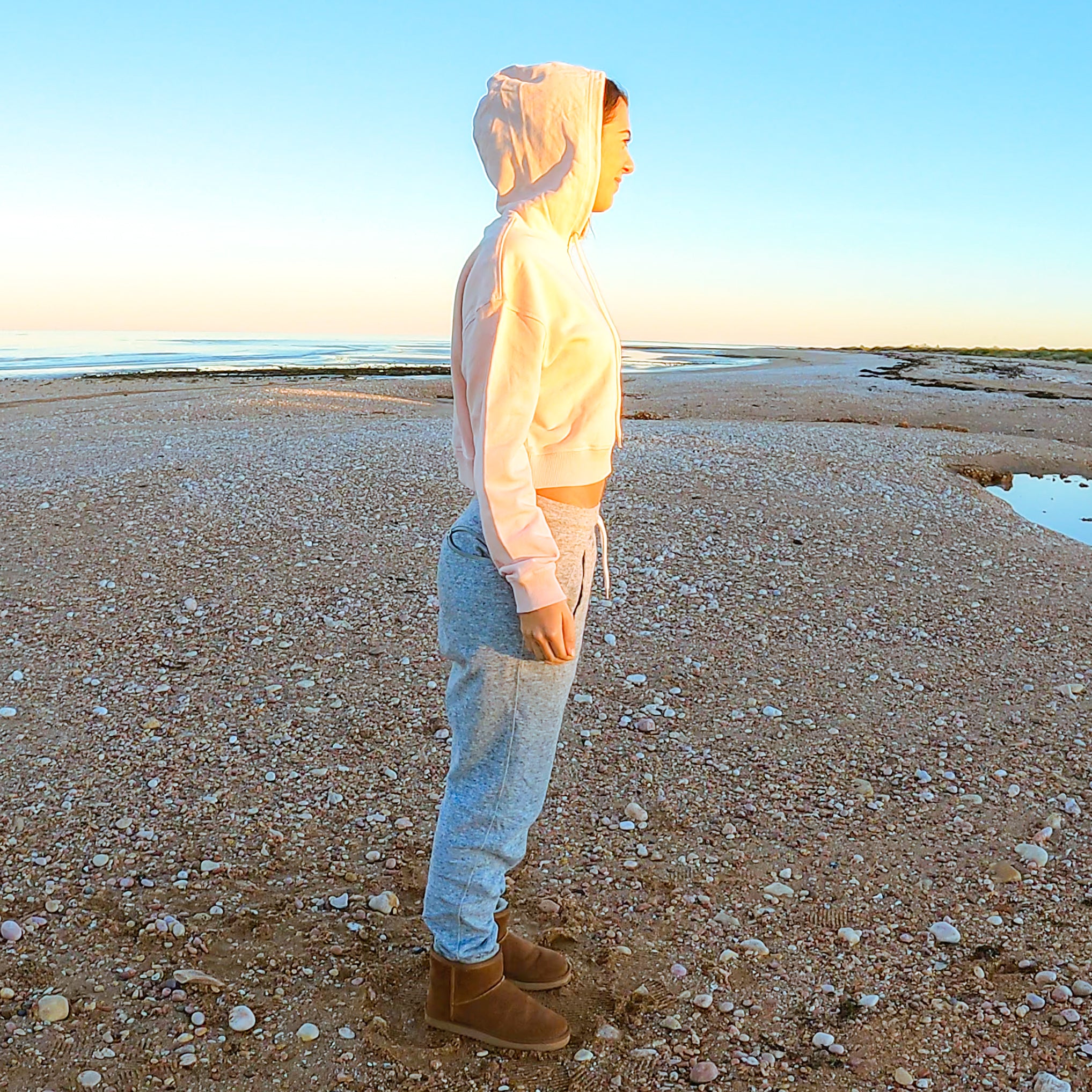 YBS Ladies Crop Hoodie