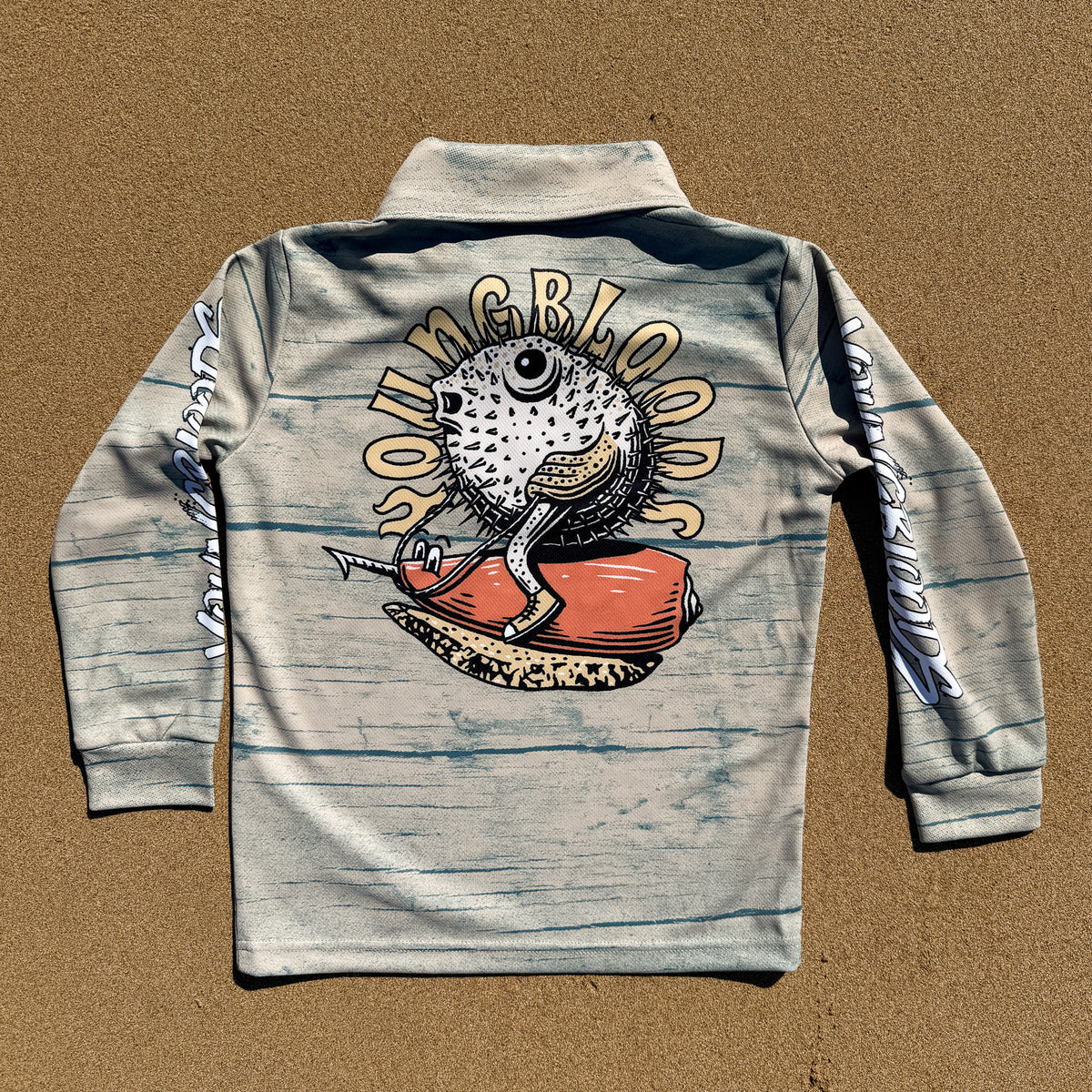 Groms Youngbloods Puffer Fish Adventure Shirt