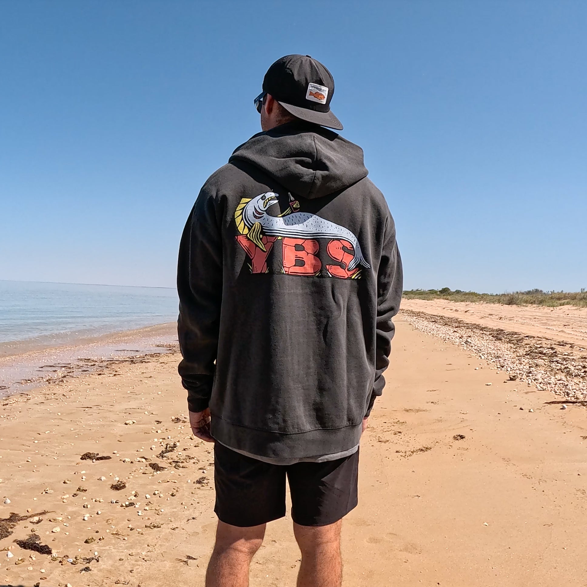 YBS Lazy Fish Zip Hoodie