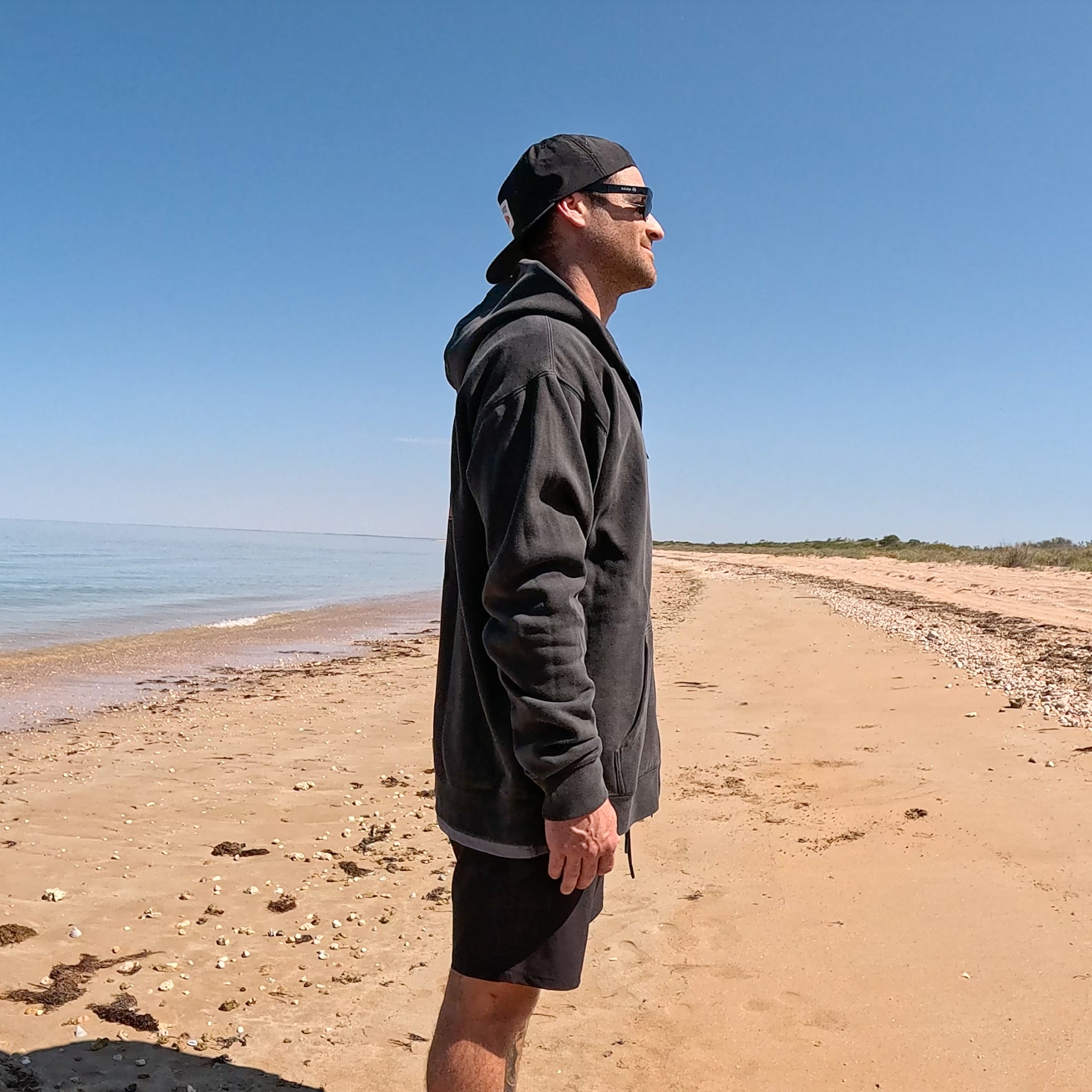 YBS Lazy Fish Zip Hoodie