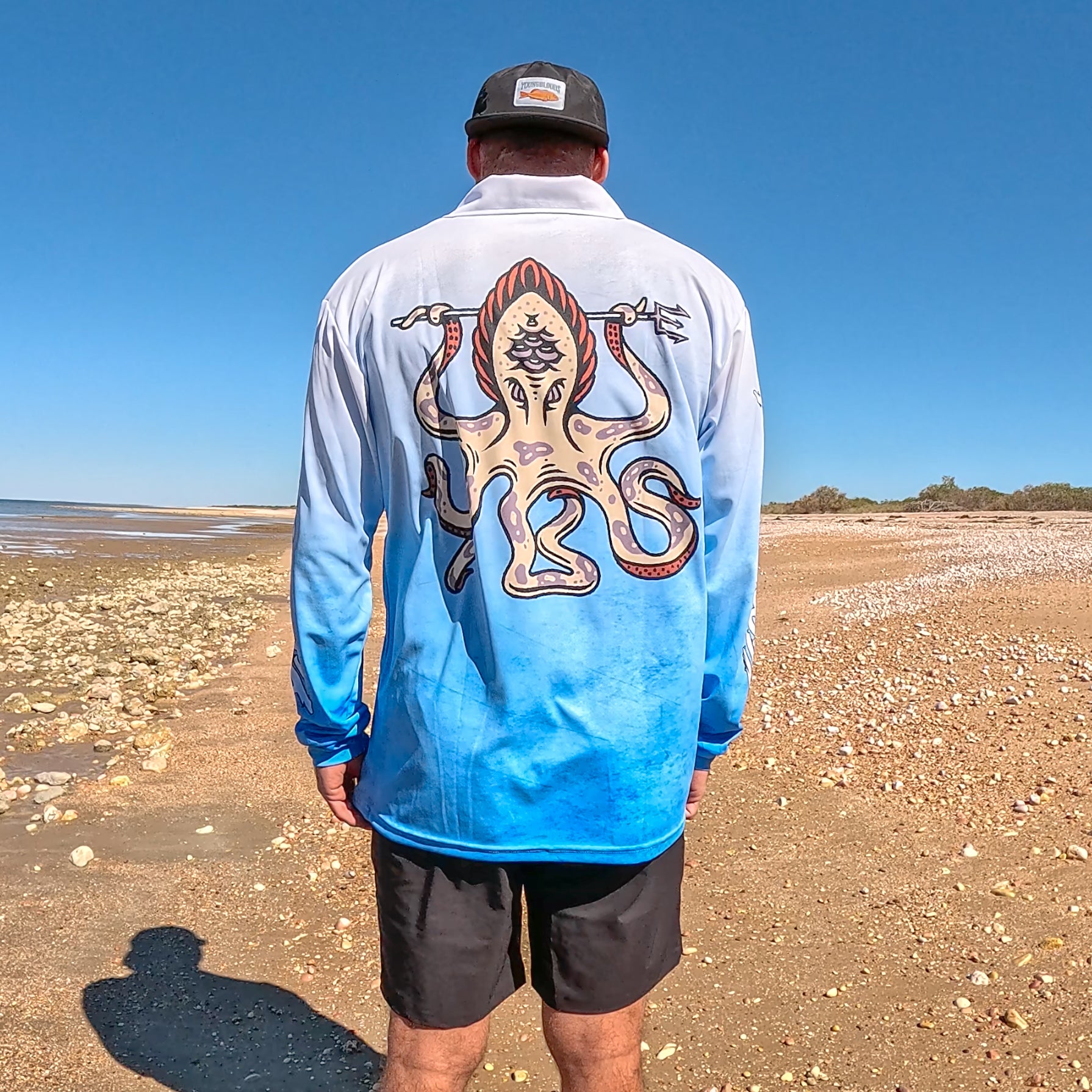 YBS Blue Ring Octopus Adventure Shirt