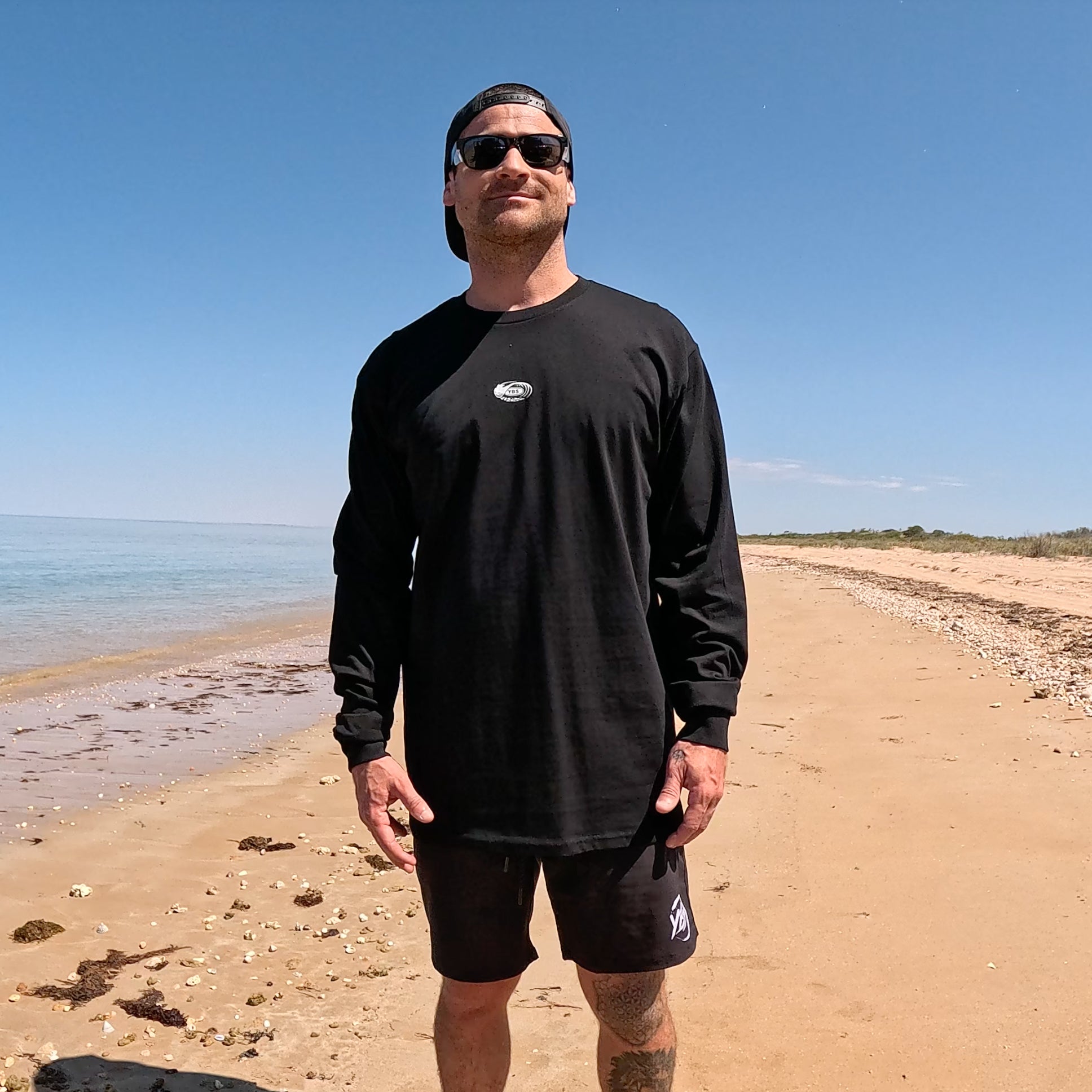 Long Sleeve YBS Big Wave Tee