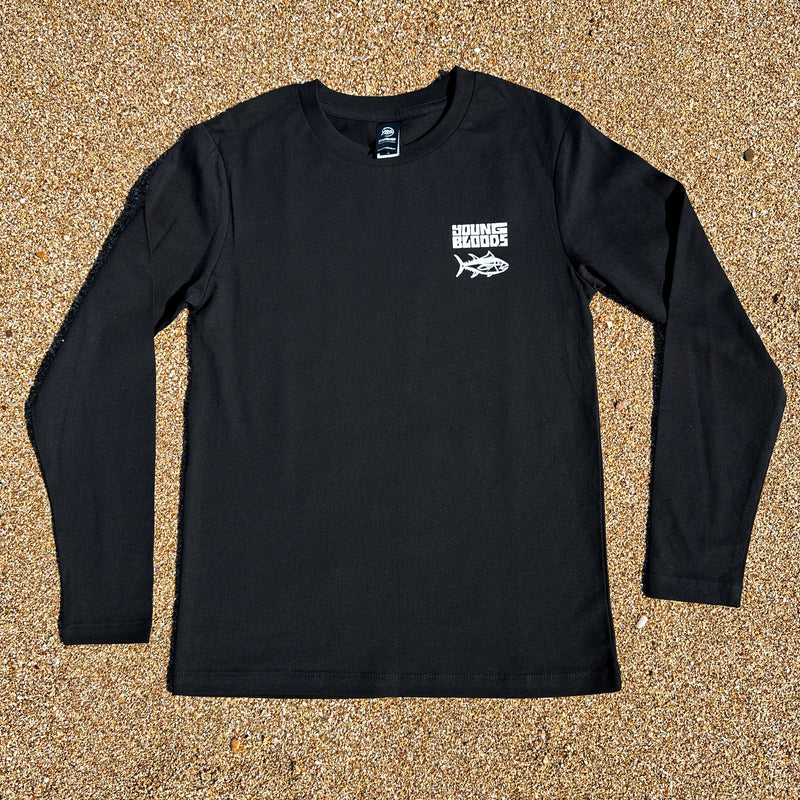 Groms Long Sleeve Youngbloods Fishbone Logo Tee