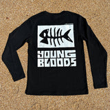 Groms Long Sleeve Youngbloods Fishbone Logo Tee