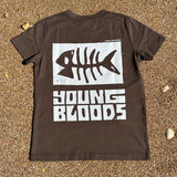 Groms Youngbloods Fishbone Logo Tee