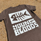 Groms Youngbloods Fishbone Logo Tee