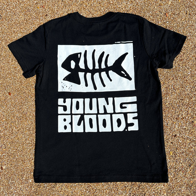 Groms Youngbloods Fishbone Logo Tee