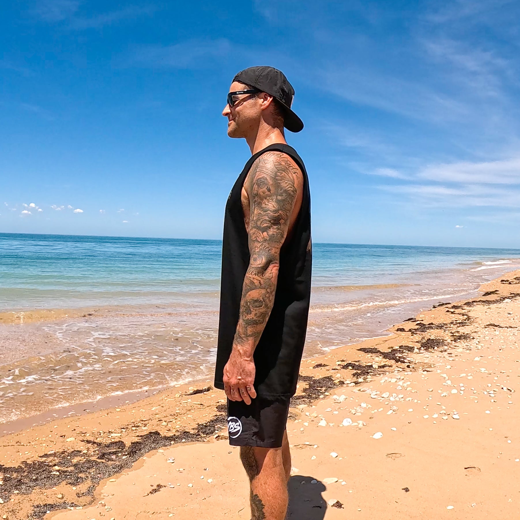YBS Fish logo Tank Tee