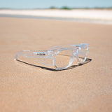YBS x SafeStyle Safety Glasses Clear Frames / Clear Lenses.