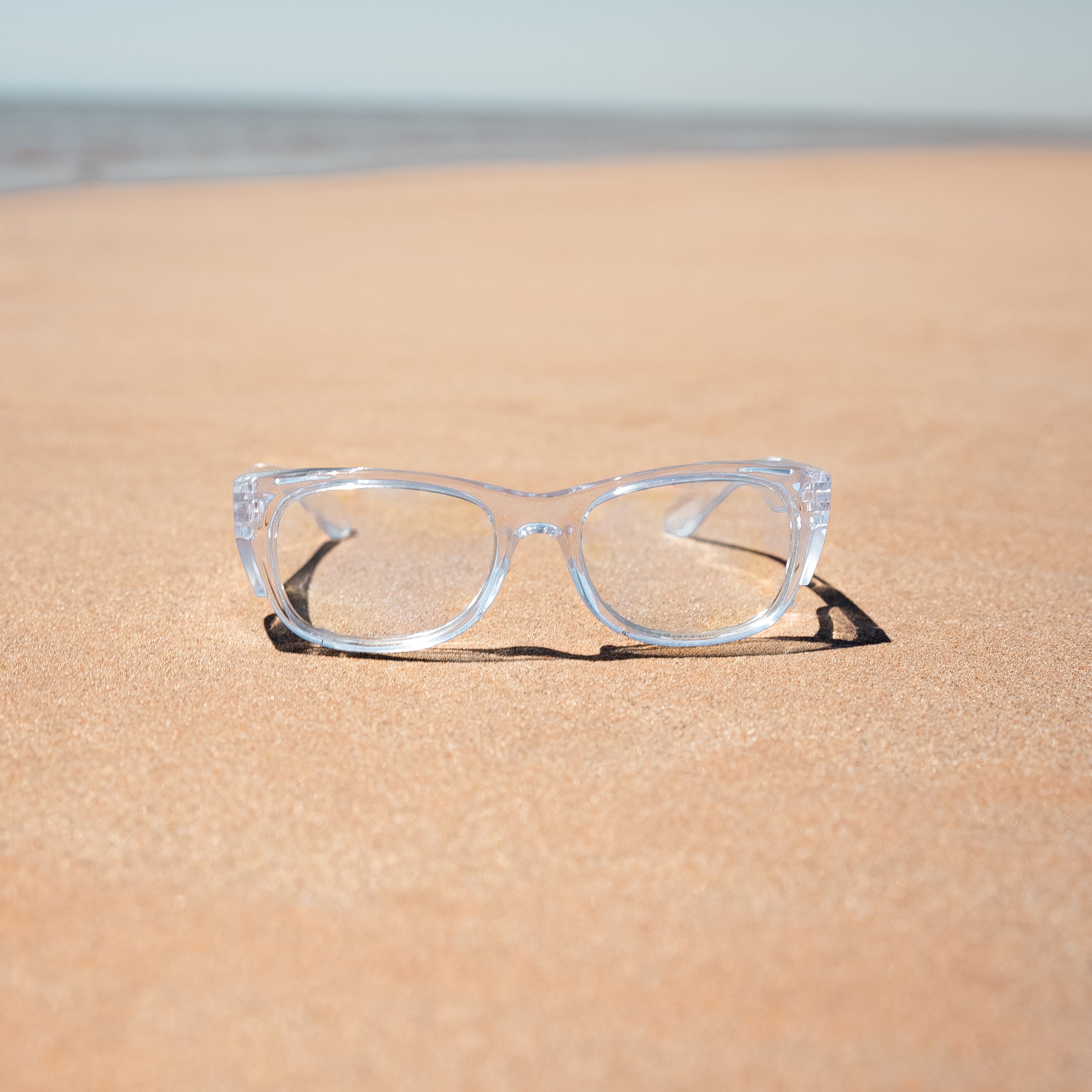 YBS x SafeStyle Safety Glasses Clear Frames / Clear Lenses.